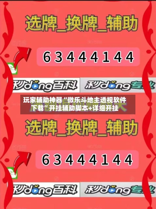 玩家辅助神器“微乐斗地主透视软件下载	”开挂辅助脚本+详细开挂-第1张图片