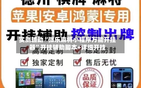 实测辅助“微乐麻将小程序万能开挂器”开挂辅助脚本+详细开挂-第2张图片