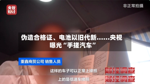 伪造合格证、电池以旧代新……央视曝光“手搓汽车”-第2张图片