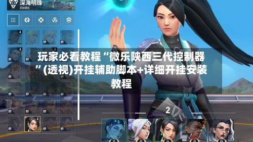 玩家必看教程“微乐陕西三代控制器”(透视)开挂辅助脚本+详细开挂安装教程-第2张图片