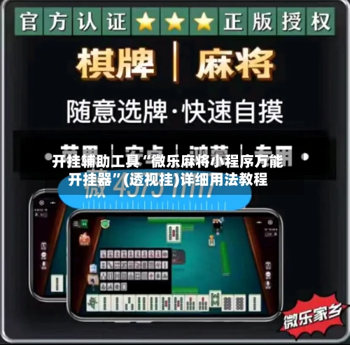 开挂辅助工具“微乐麻将小程序万能开挂器”(透视挂)详细用法教程-第2张图片