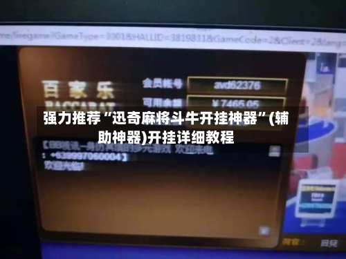 强力推荐“迅奇麻将斗牛开挂神器”(辅助神器)开挂详细教程-第2张图片