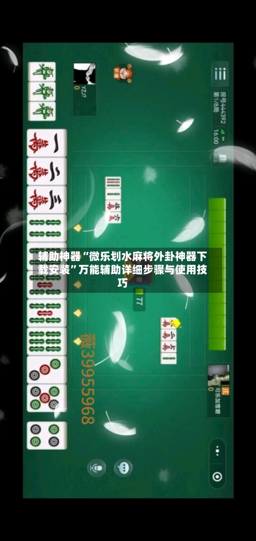 辅助神器“微乐划水麻将外卦神器下载安装”万能辅助详细步骤与使用技巧-第2张图片