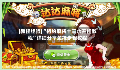 [教程经验]“相约麻将十三水开挂教程”详细分享装挂步骤教程-第2张图片