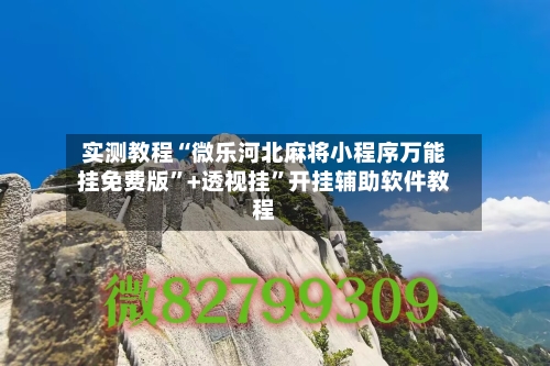 实测教程“微乐河北麻将小程序万能挂免费版”+透视挂	”开挂辅助软件教程-第1张图片
