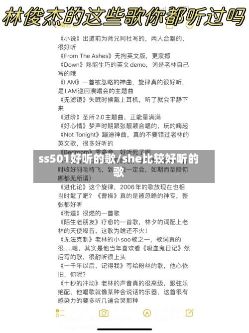 ss501好听的歌/she比较好听的歌-第2张图片