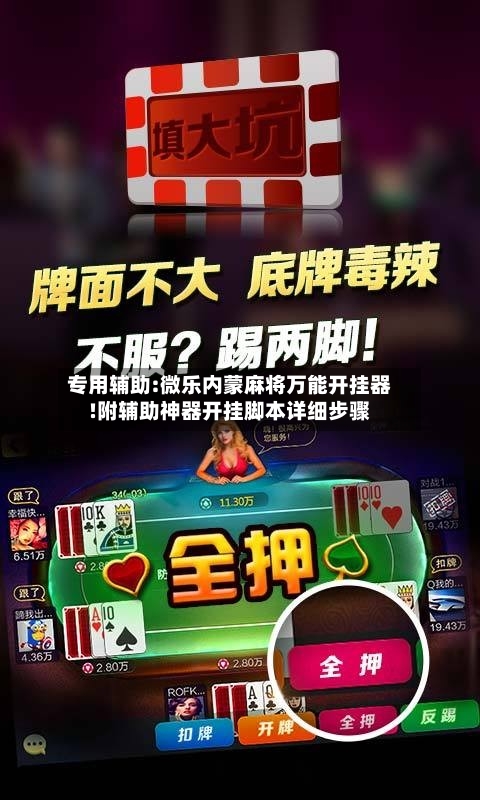 专用辅助:微乐内蒙麻将万能开挂器!附辅助神器开挂脚本详细步骤-第2张图片