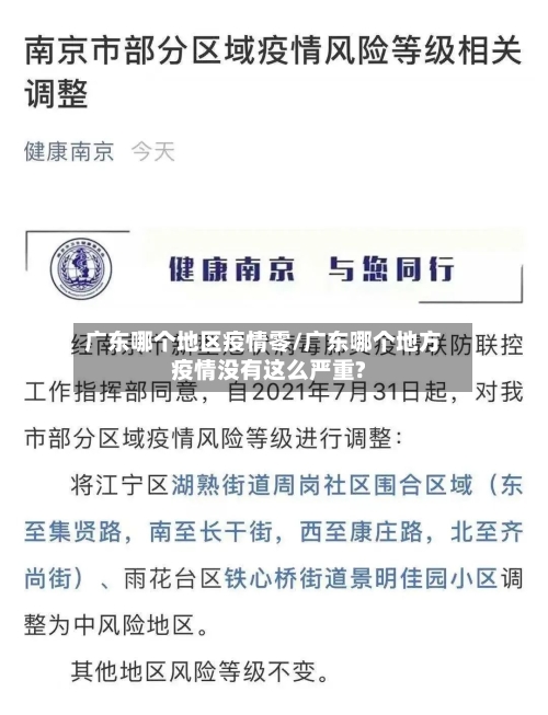 广东哪个地区疫情零/广东哪个地方疫情没有这么严重?-第2张图片