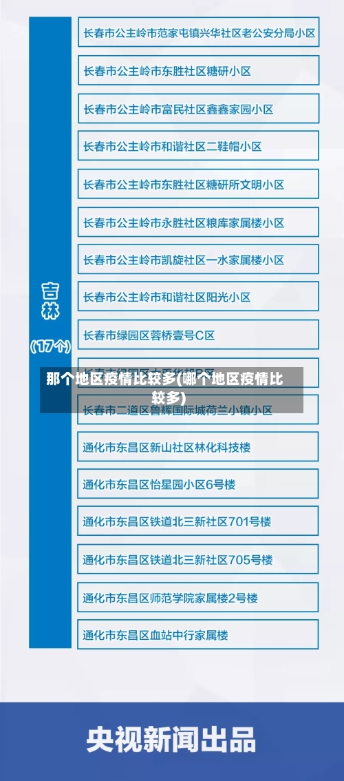 那个地区疫情比较多(哪个地区疫情比较多)-第2张图片