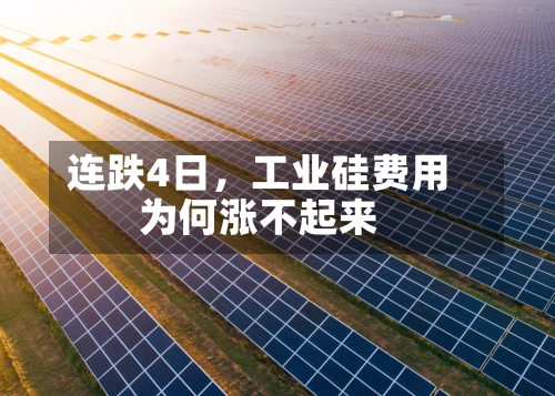 连跌4日	，工业硅费用为何涨不起来-第1张图片
