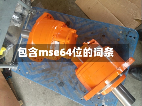 包含mse64位的词条-第1张图片
