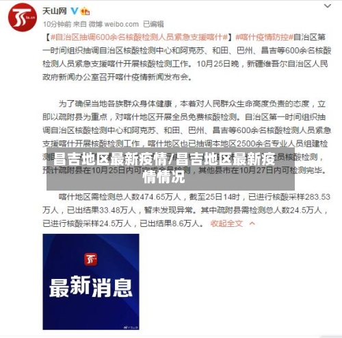 昌吉地区最新疫情/昌吉地区最新疫情情况-第1张图片
