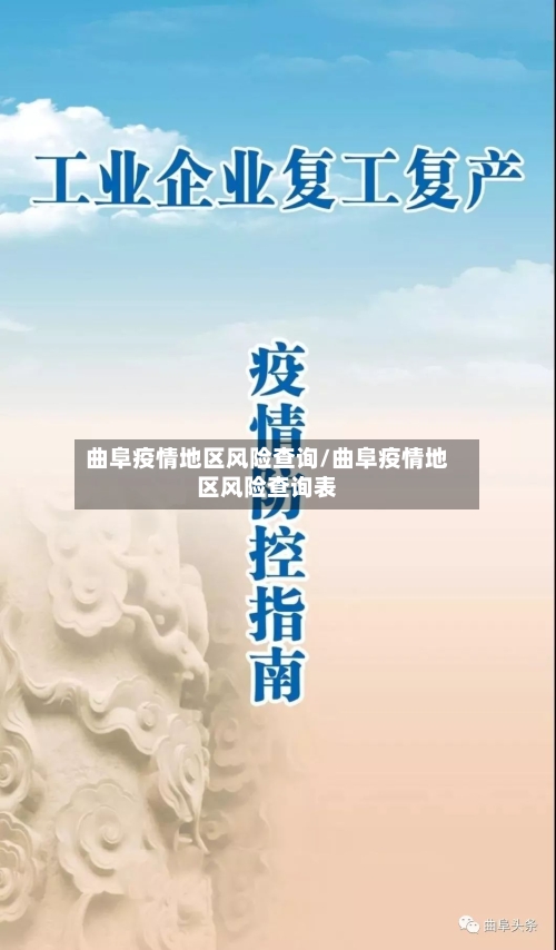 曲阜疫情地区风险查询/曲阜疫情地区风险查询表-第2张图片