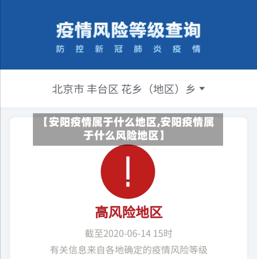 【安阳疫情属于什么地区,安阳疫情属于什么风险地区】-第1张图片