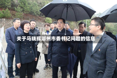 关于马晓辉湖州市委书记问题的信息-第3张图片